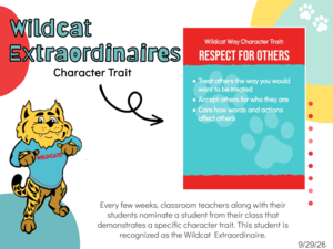 Wildcats representing Respect for Others