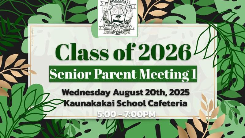 Senior Parent Meeting