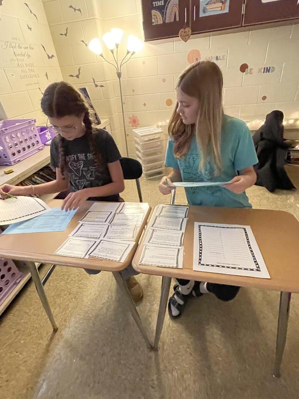 Students master the art of reading between the lines