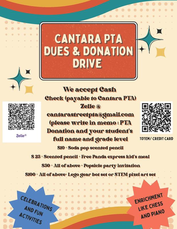 Cantara PTA Dues