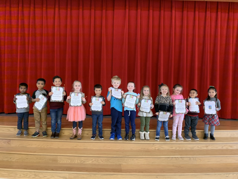 Prekindergarten Character Kids with certificates