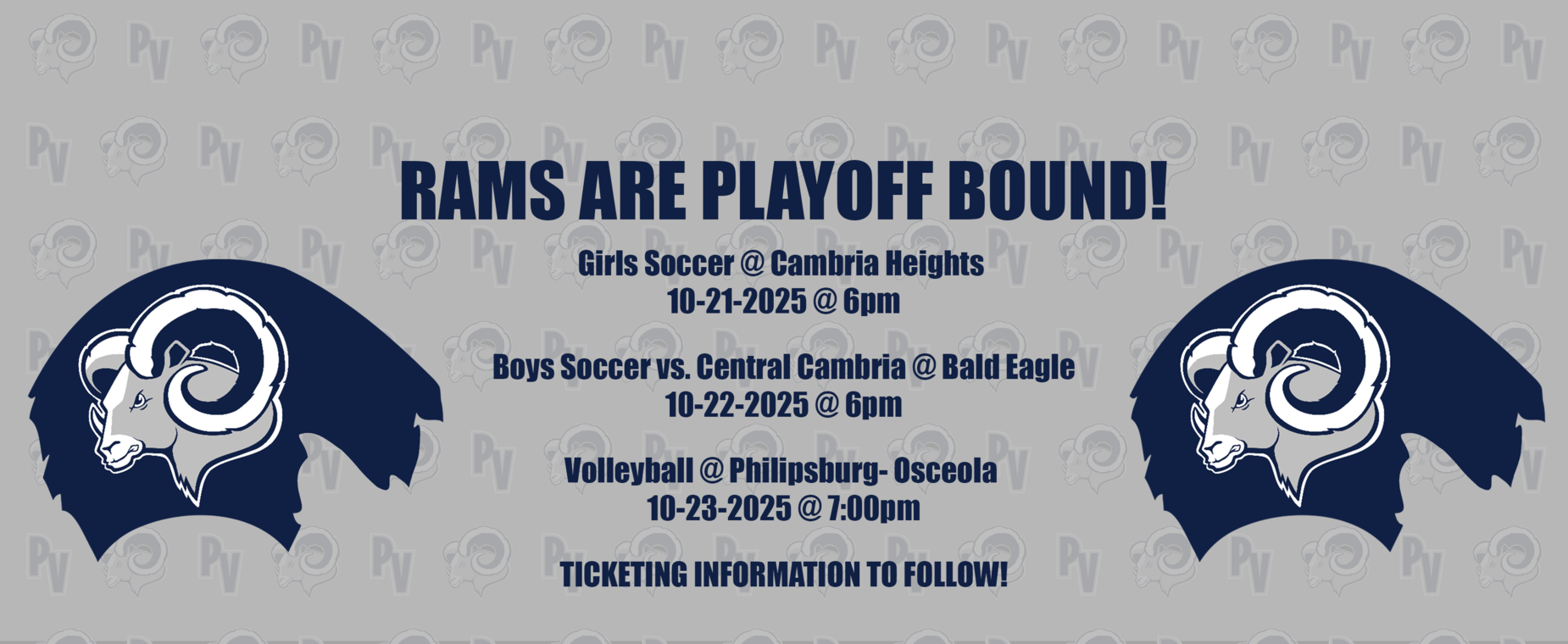 RAMS ARE PLAYOFF BOUND!