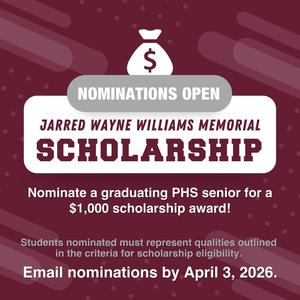 Jarred Williams Scholarship