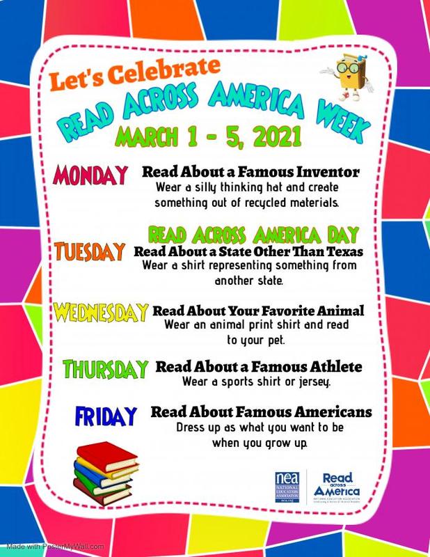 Read Across America Week Flyer