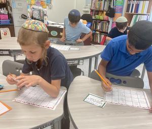3rd grade boys playing scoot