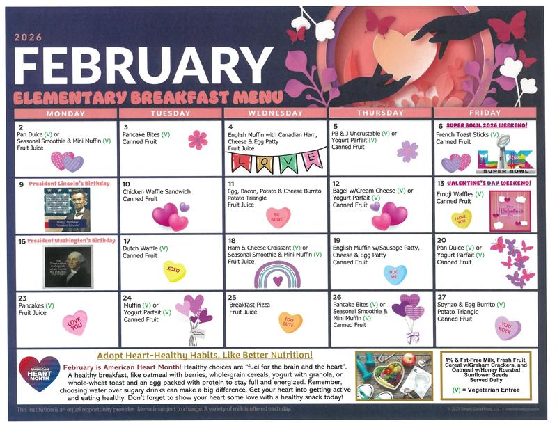 february breakfast menu