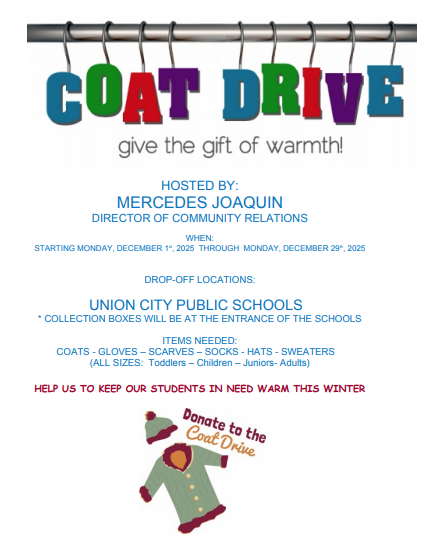Winter Coat Drive Flyer