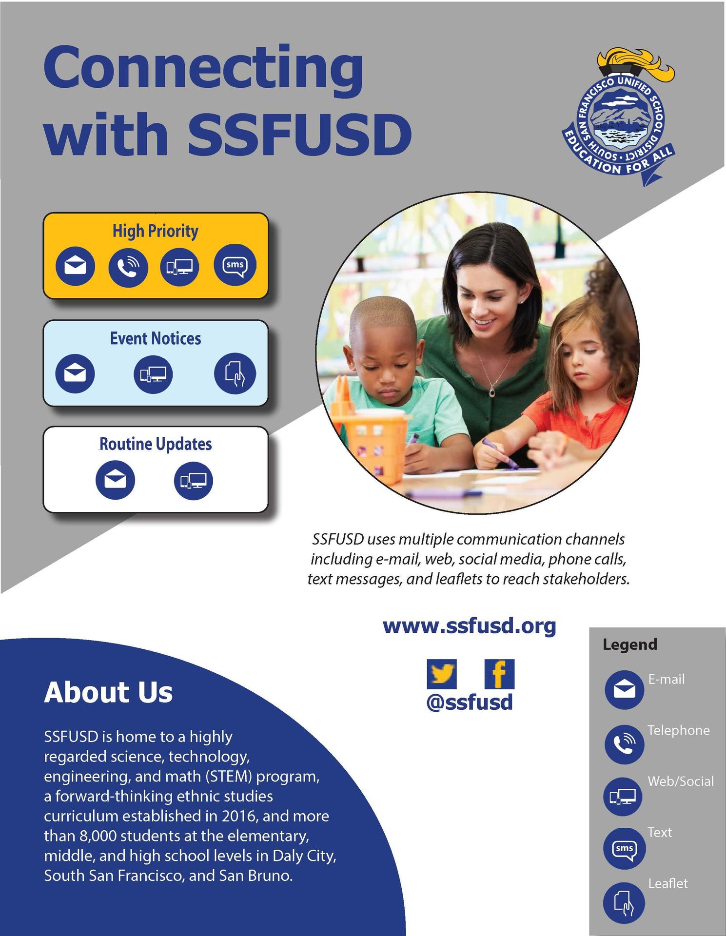 Connecting With SSFUSD Communications South San Francisco Unified