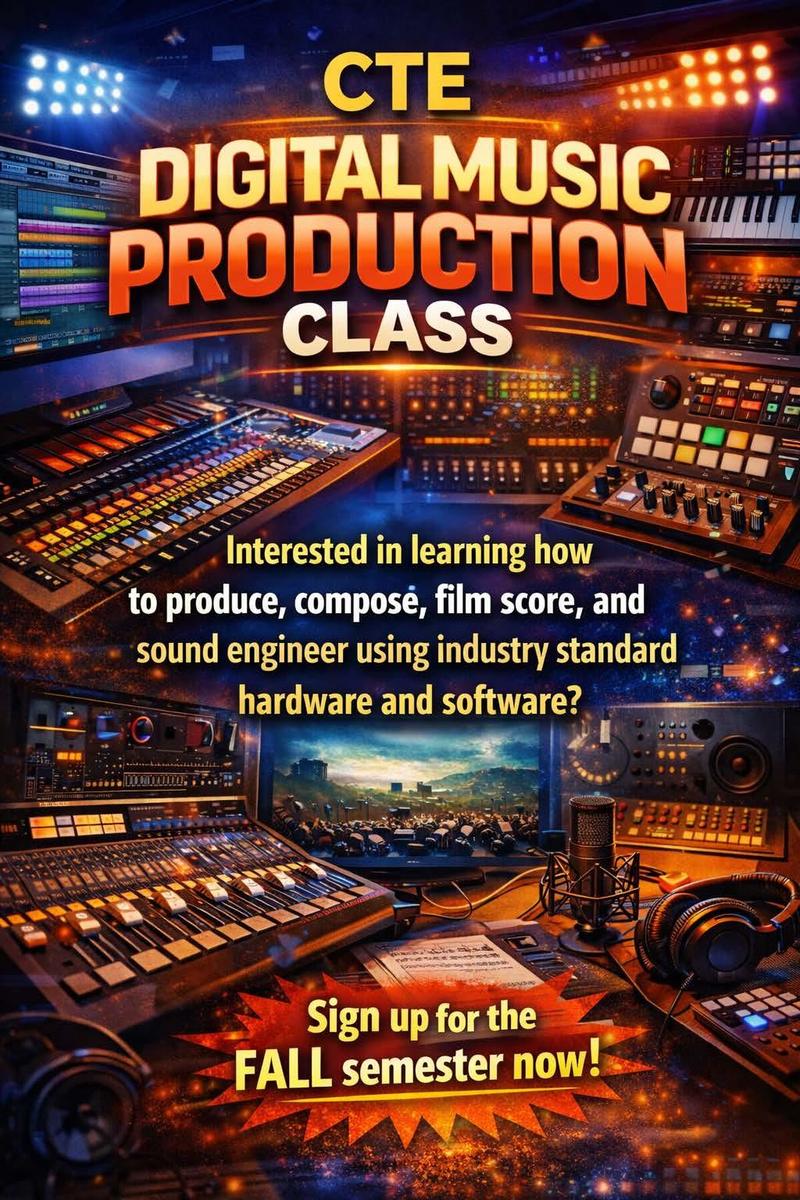 CTE digital music production class