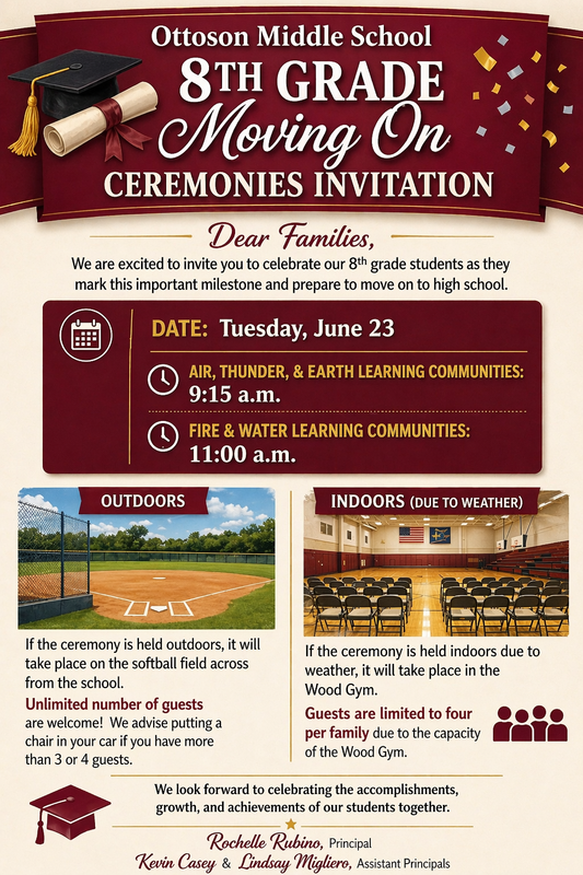 Moving On Ceremony Information
