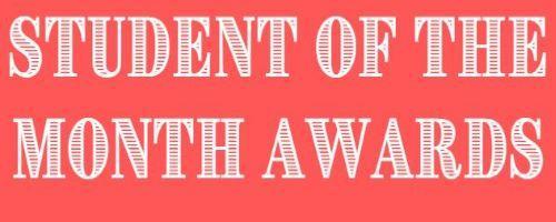 student of the month award