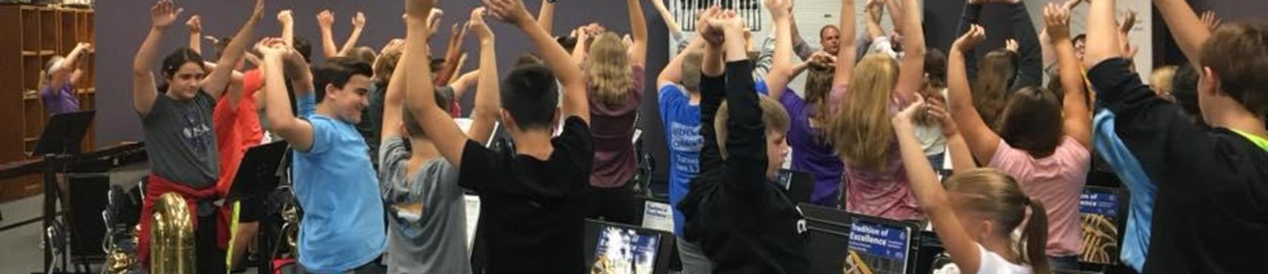 8th Grade Band stretch