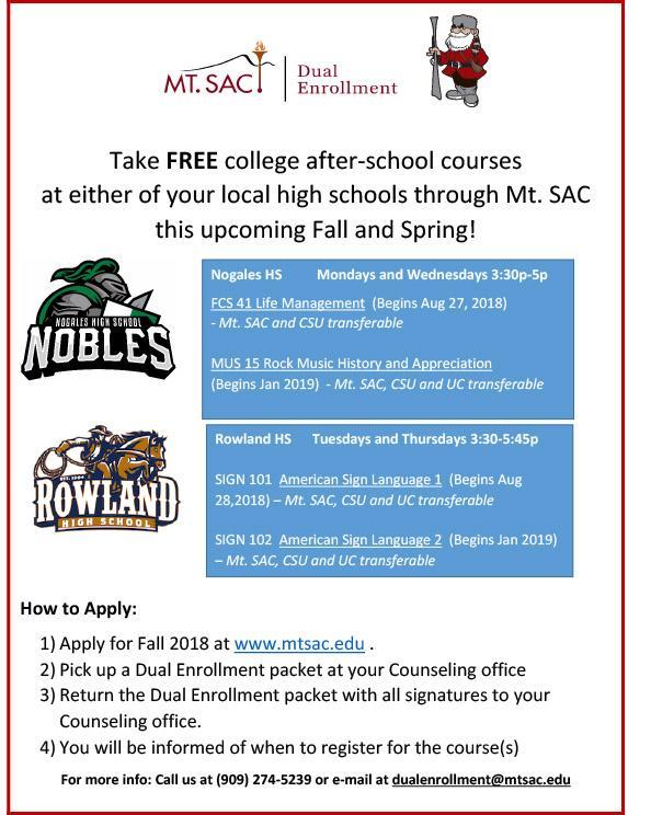 MT SAC FLYER