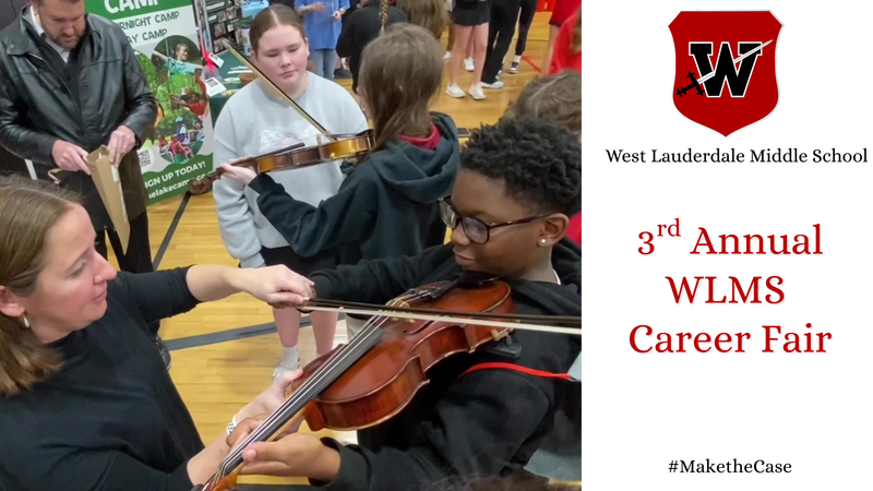 West Lauderdale Middle School Career Fair
