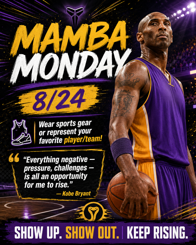 Mamba Monday 8-24 Spirit Day.png