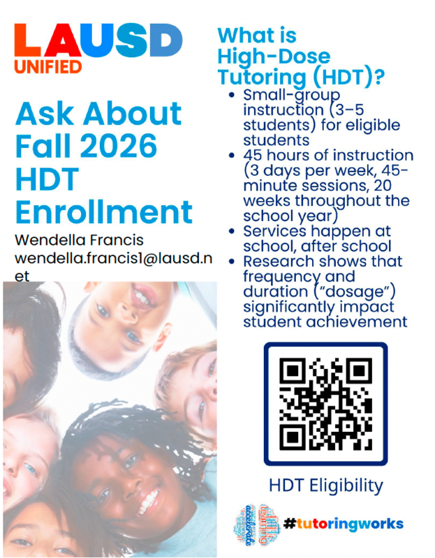 Sign-up now for High-Dose Tutoring Featured Photo
