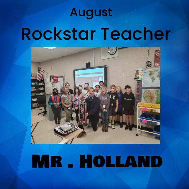 August Rockstar Teacher