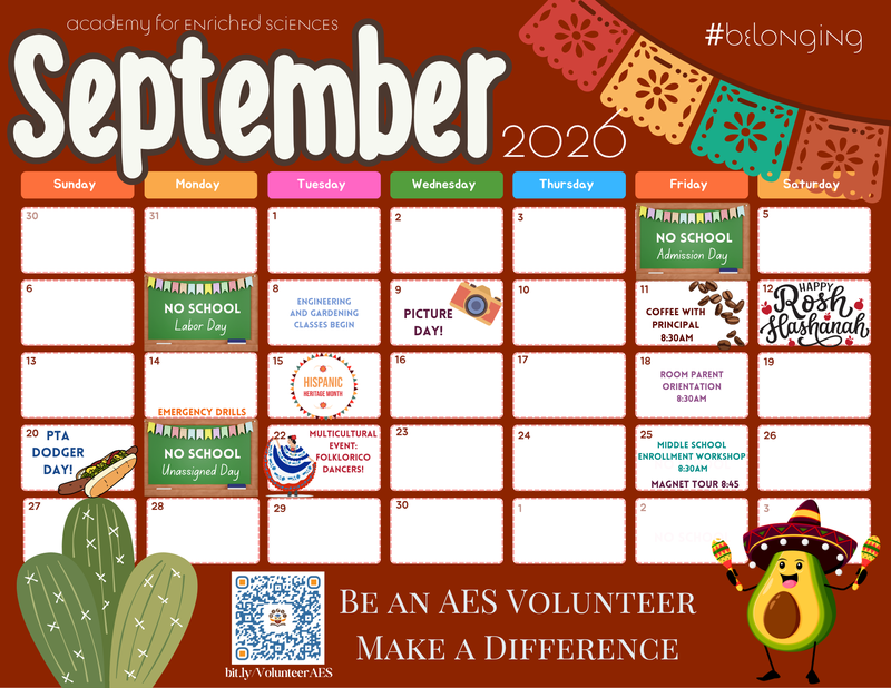 September Calendar