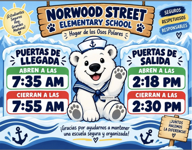 Come to school everyday! !Vengan a la escuela todos los días! Featured Photo
