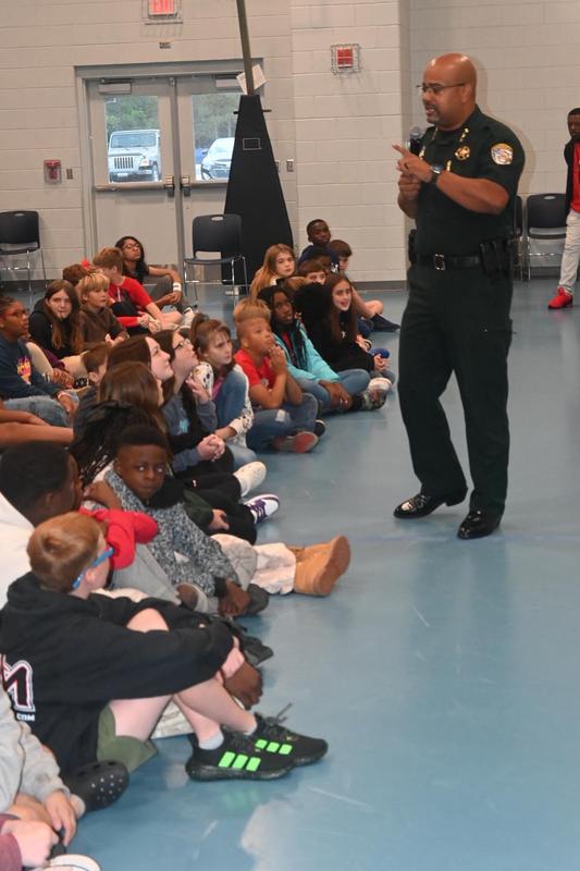 He reminded students that living drug-free and making wise decisions helps build a strong foundation for a successful future. A special thank-you to the school administrators and staff for the kind invitation and warm welcome! Provided by the Pike County Sheriff’s Office Public Relations Department #RedRibbonWeek #CommunityStrong #ServiceBeforeSelf