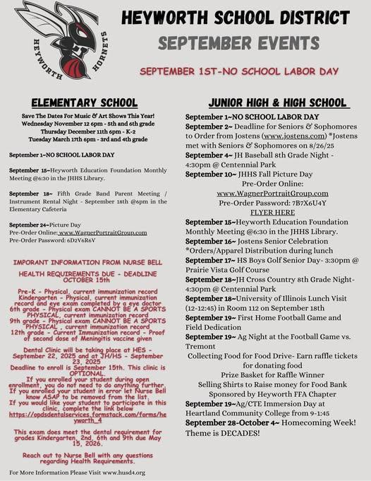 September Events