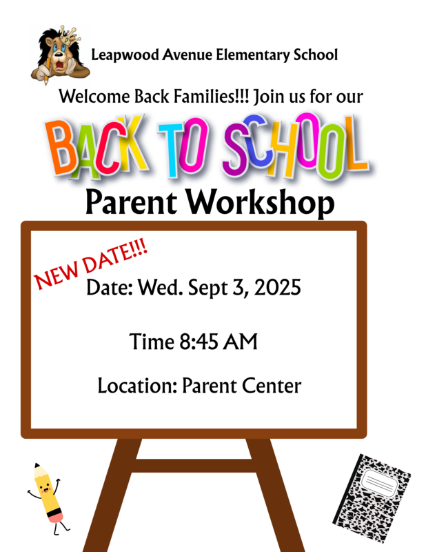 Parent Workshop Flyer