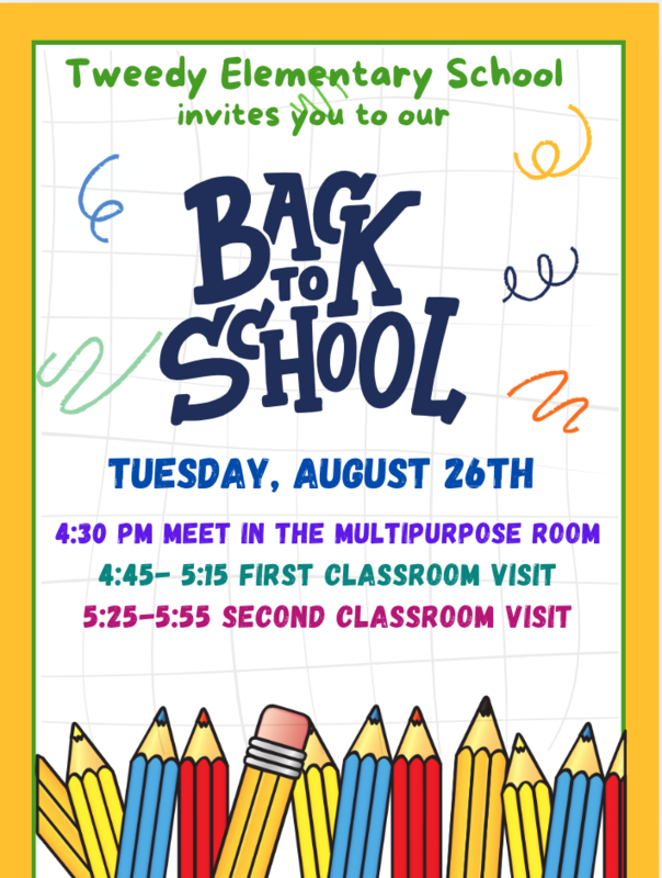 Back to school flyer