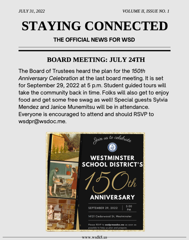 July 2022 Newsletter
