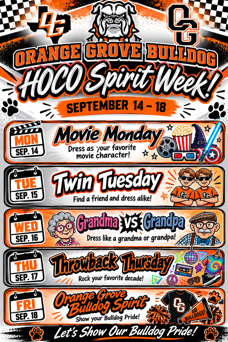 HOCO Spirit Week: Dress Up Days Featured Photo