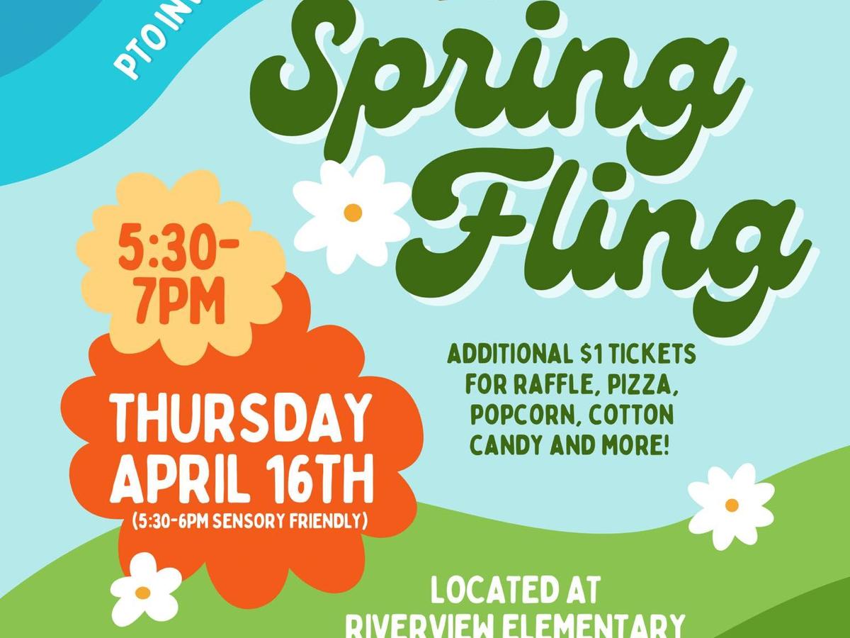 promo graphic - Riverview Elementary PTO spring carnival 2026