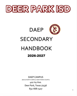 DAEP Student Handbook 2026-2027