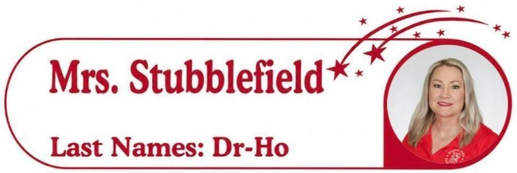 Mrs. Stubblefield Oval