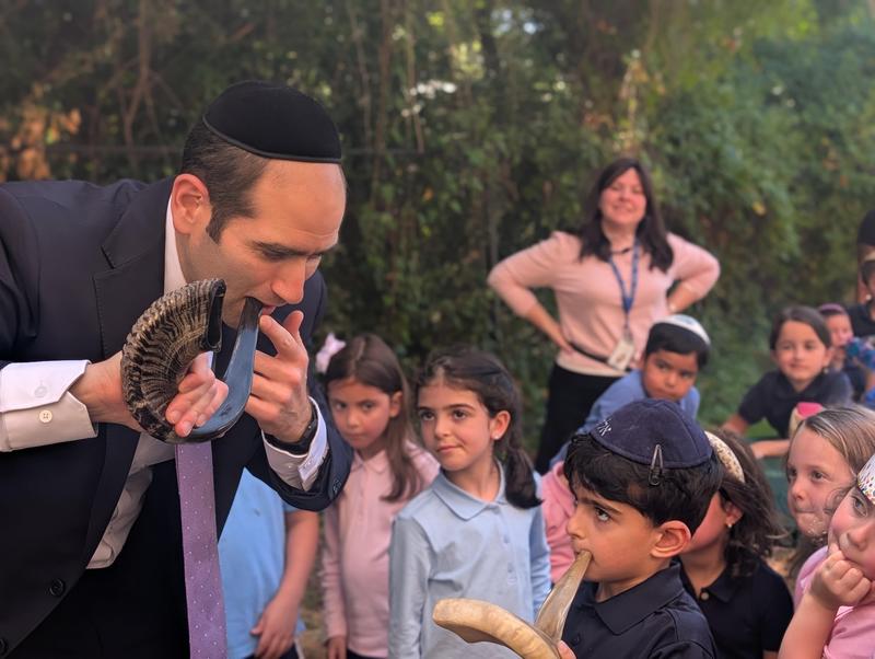 blowing the shofar