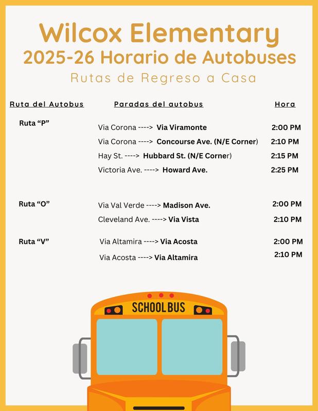 Bus Schedule