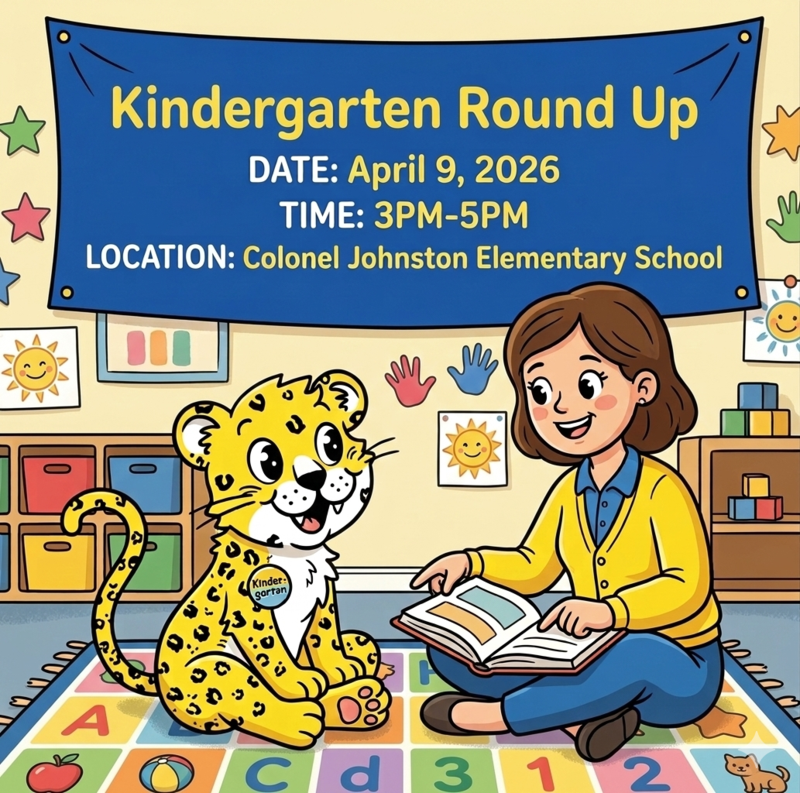 Jumper the jaguar is reading a book with his teacher in the kindergarten classroom.