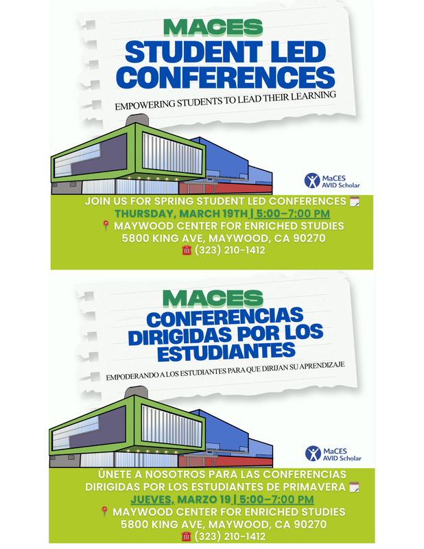 MaCESStudentLedConferences