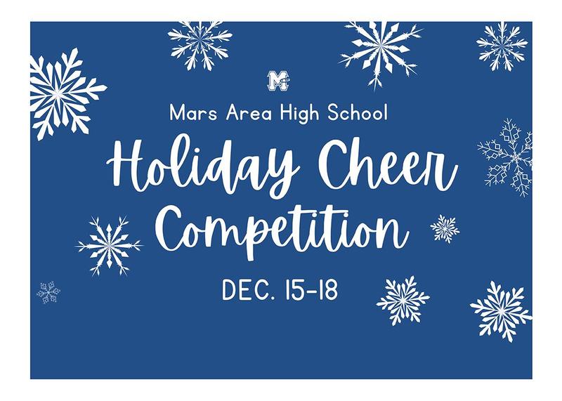 a blue background with white snowflakes