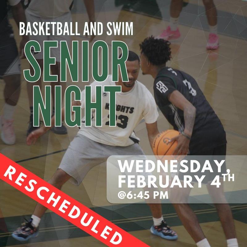 RESCHEDULED: Basketball & Swim Senior Night Featured Photo