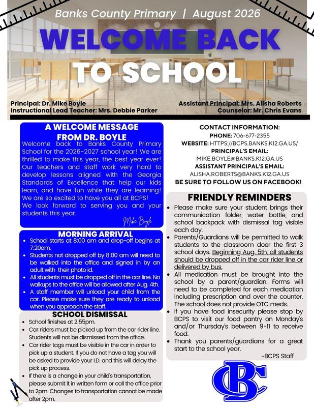 BCPS August Newsletter