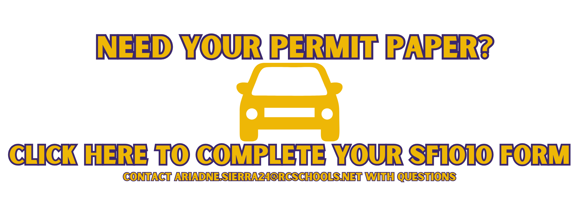 Click Here to fill out the SF1010 form for your permit.