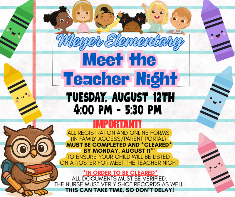 Meet the teacher Night!