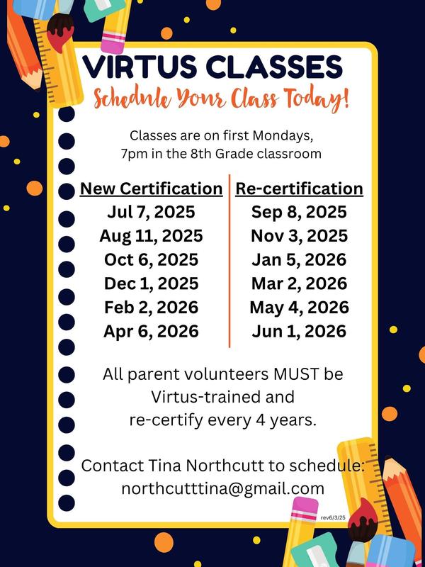 Virtus Recertification Classes Featured Photo