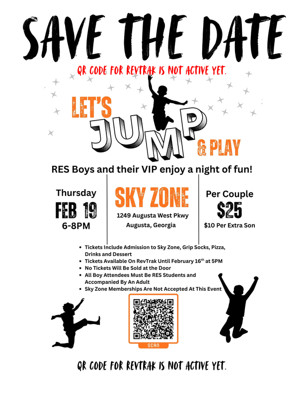 Save the Date Son's Night flyer