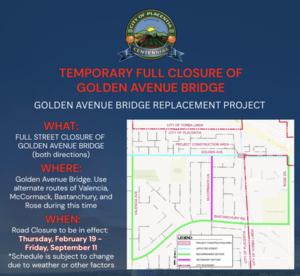 Golden Bridge Project - Golden Ave. Closure Coming Soon