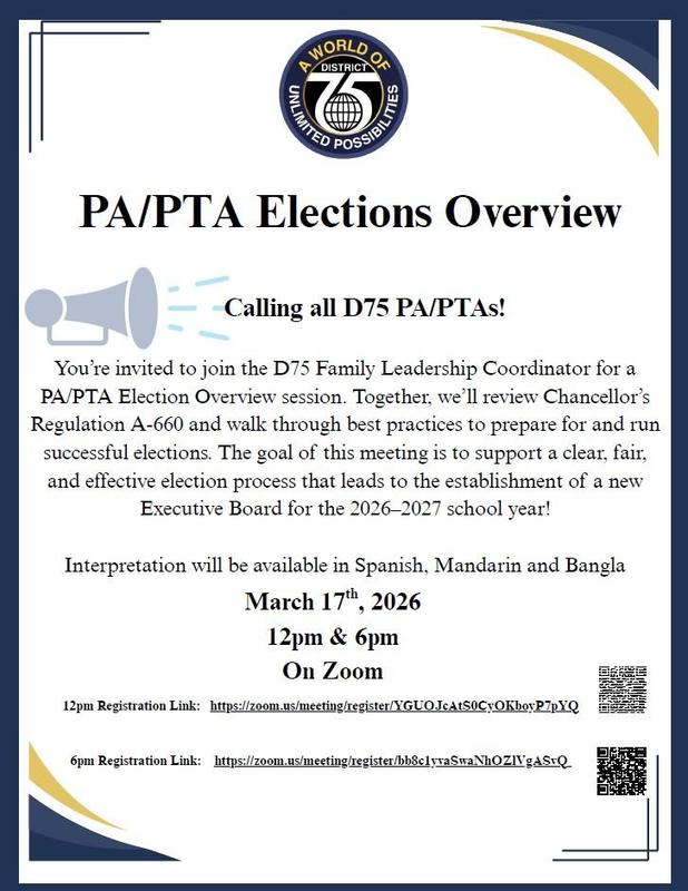PA/PTA Elections