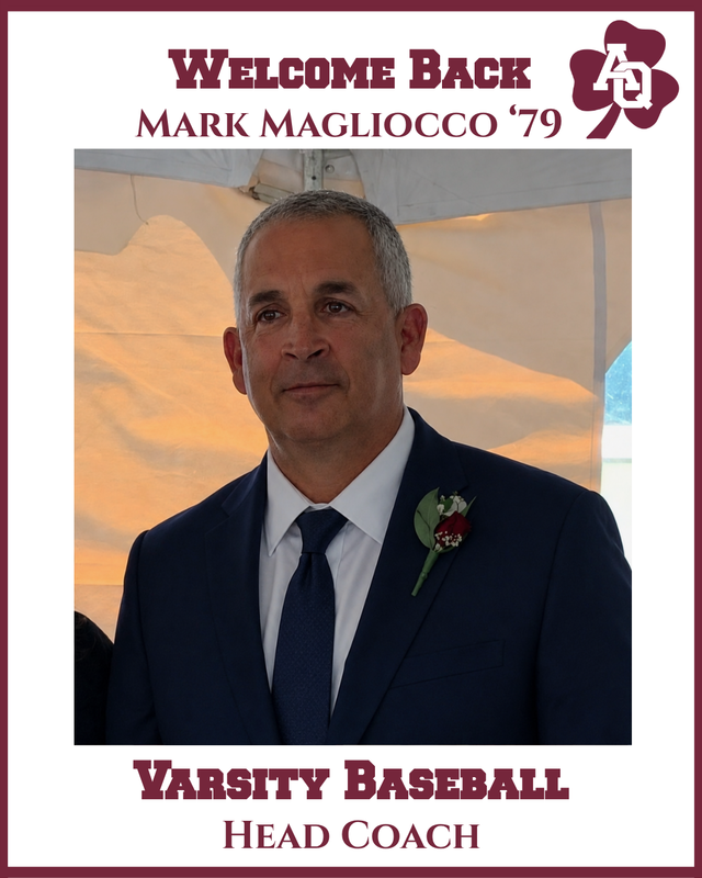 Aquinas Names Mark Magliocco ‘79 Head Varsity Baseball Coach Featured Photo