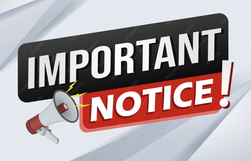 Important Notice