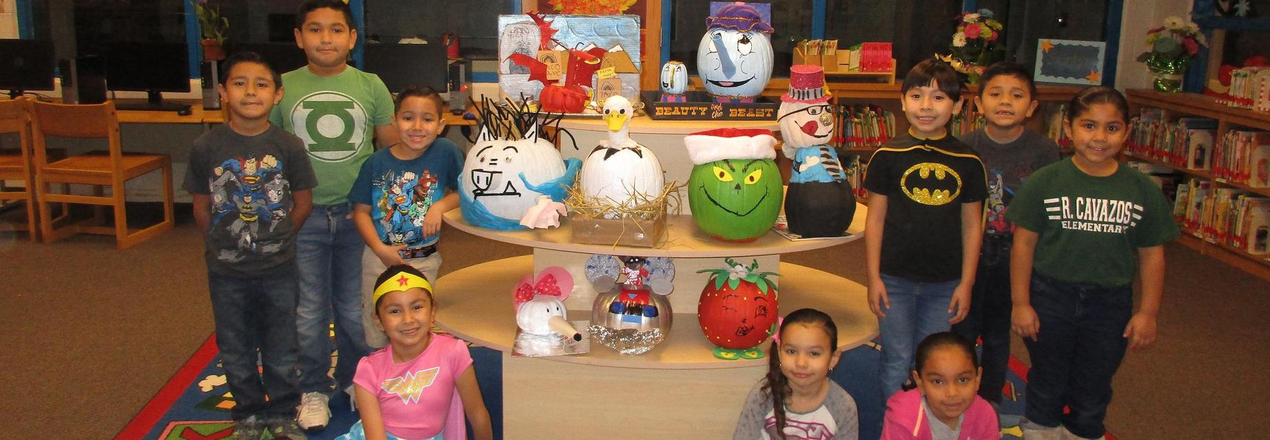 Book Character Pumpkin Winners