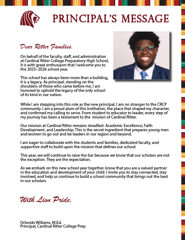 Principal Message