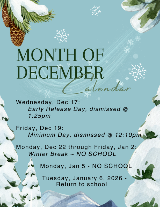 Month of December